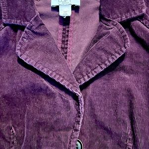 Ann Taylor petites corduroy blazer, size OP